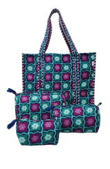 Tote Bag with set of 3 Pouches