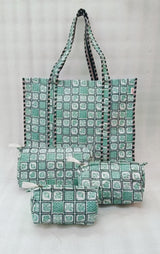 Tote Bag with set of 3 Pouches