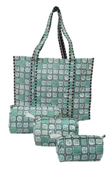 Tote Bag with set of 3 Pouches