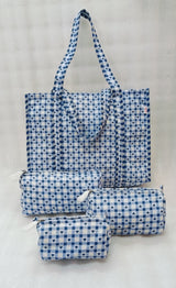 Tote Bag with set of 3 Pouches