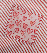 Handblock Printed Quilted Tote Bag without zip/button 17x18x 6 inches