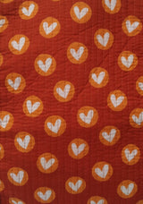 Handblock Printed Quilted Tote Bag without zip/button 17x18x 6 inches