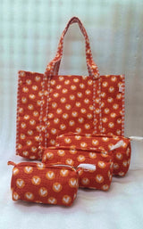 Tote Bag with set of 3 Pouches