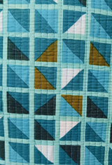 Handblock Printed Quilted Tote Bag without zip/button 17x18x 6 inches