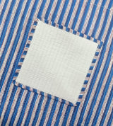 Classic White Block Printed Quilted Tote Bag without zip/button 17x18x 6 inches