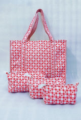Tote Bag with set of 3 Pouches
