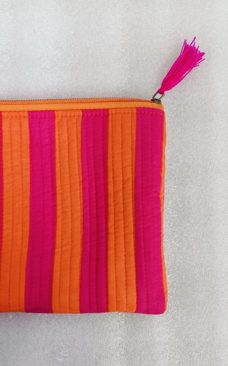 Set of 3 cosmetic Flat pouches
