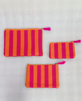 Set of 3 cosmetic Flat pouches