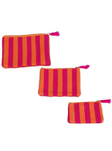 Set of 3 cosmetic Flat pouches