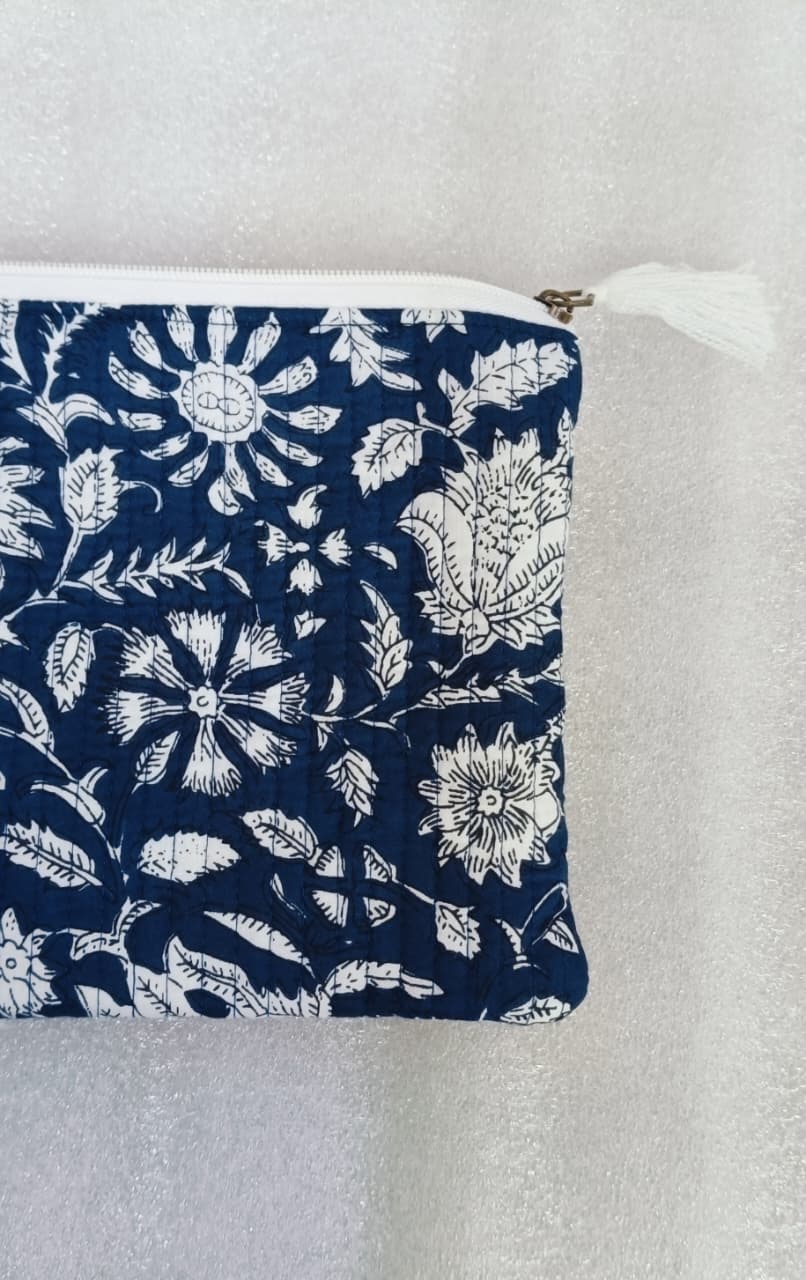 Set of 3 cosmetic Flat pouches