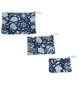 Set of 3 cosmetic Flat pouches