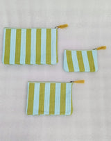 Set of 3 cosmetic Flat pouches