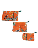 Set of 3 cosmetic Flat pouches