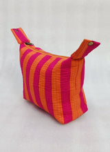 Quilted Block Printed Hobo Pouch with Zip closure and Snap Button
