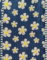 Handblock Printed Quilted Tote Bag without zip/button 17x18x 6 inches