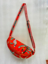 Handcrafted Crossbody Sling Bag- 4.5x4.5x10 inches