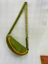 Handcrafted Crossbody Sling Bag- 4.5x4.5x10 inches