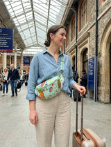 Handcrafted Crossbody Sling Bag- 4.5x4.5x10 inches