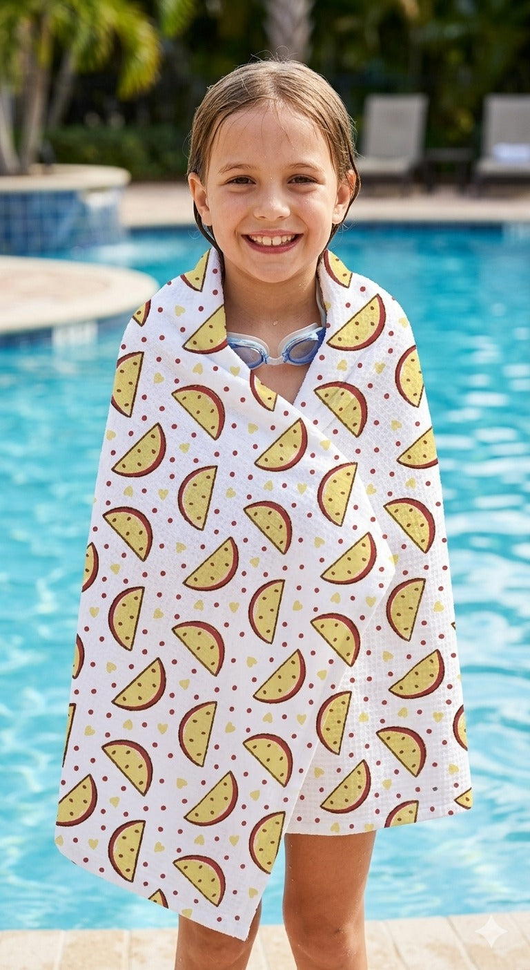Kids Bathrobe and Bath-towel Gift Set with Box | 4-13 years