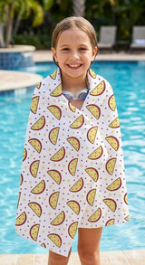 Kids Bathrobe and Bath-towel Gift Set with Box | 4-13 years