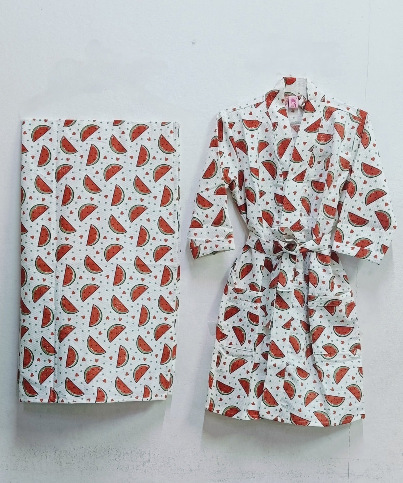 Kids Bathrobe and Bath-towel Gift Set with Box | 4-13 years