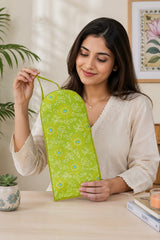 Handcrafted Travel Jewelry Organizer Roll | Artisan Fabric Jewelry Pouch