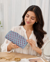 Handcrafted Travel Jewelry Organizer Roll | Artisan Fabric Jewelry Pouch