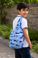 Handblock Printed Cotton Kids’ One Strap Backpack with Adjustable Straps