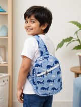 Handblock Printed Cotton Kids’ One Strap Backpack with Adjustable Straps