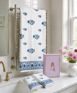Gift Set - Handblock Printed Towels - 1 Bath + 2 Hand Towels
