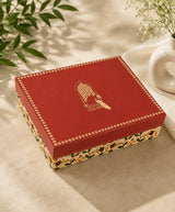 His & Her Towel Gift Set - Handblock Printed Towels - 2 Bath + 4 Hand Towels in 2 designs