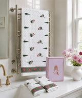 Gift Set - Handblock Printed Towels - 1 Bath + 2 Hand Towels