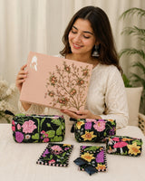 Set of 5 Utility Pouches (3 Makeup Pouches, 1 Sunglass Pouch, 1 Sanitary Napkin Pouch
