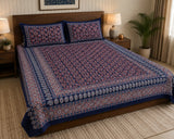 Double King Bedsheet with 2 Pillow Covers