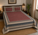 Double King Bedsheet with 2 Pillow Covers