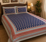 Double King Bedsheet with 2 Pillow Covers