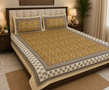 Double King Bedsheet with 2 Pillow Covers