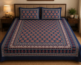 Double King Bedsheet with 2 Pillow Covers