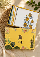 Hand Printed Bedsheet Super King Size Gift Box | 1 Super King Double Bedsheet with 2 Pillow Covers