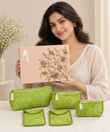 Set of 5 Utility Pouches (3 Makeup Pouches, 1 Sunglass Pouch, 1 Sanitary Napkin Pouch