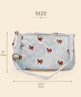 Handblock Printed Cotton Kids’ Duffle Bag with Adjustable Strap