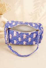 Handblock Printed Cotton Kids’ Duffle Bag with Adjustable Strap