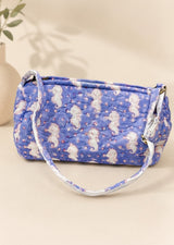 Handblock Printed Cotton Kids’ Duffle Bag with Adjustable Strap