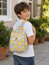 Handblock Printed Cotton Kids’ One Strap Backpack with Adjustable Straps