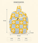 Handblock Printed Cotton Kids’ One Strap Backpack with Adjustable Straps