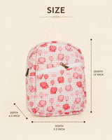 Handblock Printed Cotton Kids’ One Strap Backpack with Adjustable Straps