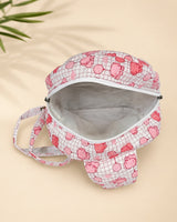 Handblock Printed Cotton Kids’ One Strap Backpack with Adjustable Straps