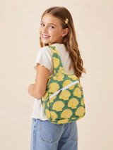 Handblock Printed Cotton Kids’ One Strap Backpack with Adjustable Straps