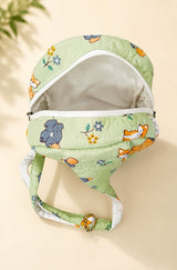 Handblock Printed Cotton Kids’ One Strap Backpack with Adjustable Straps
