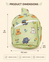 Handblock Printed Cotton Kids’ One Strap Backpack with Adjustable Straps